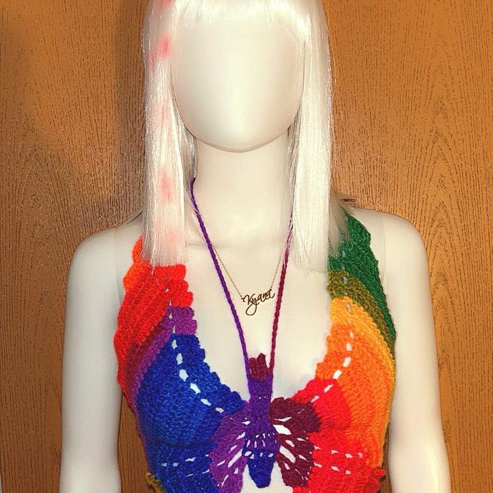 Colorful Crochet Tank Top